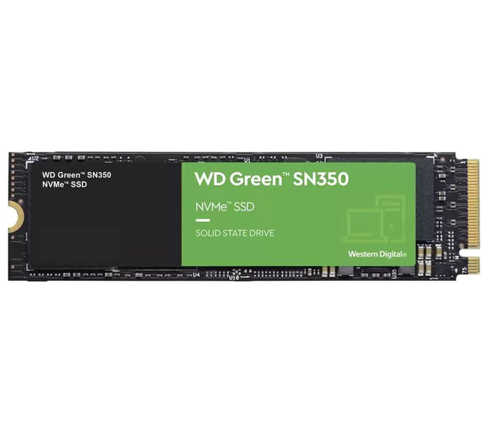 Western Digital WD Green SN350 2TB M.2 NVMe SSD 3200MB/s 3000MB/s R/W 340K/380K IOPS1M hrs MTTF 3yrs wty