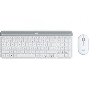 Logitech MK470 Slim Wireless Keyboard Mouse Combo Nano Receiver 1 Yr Warranty -White  (replacement MK540 and MK545)