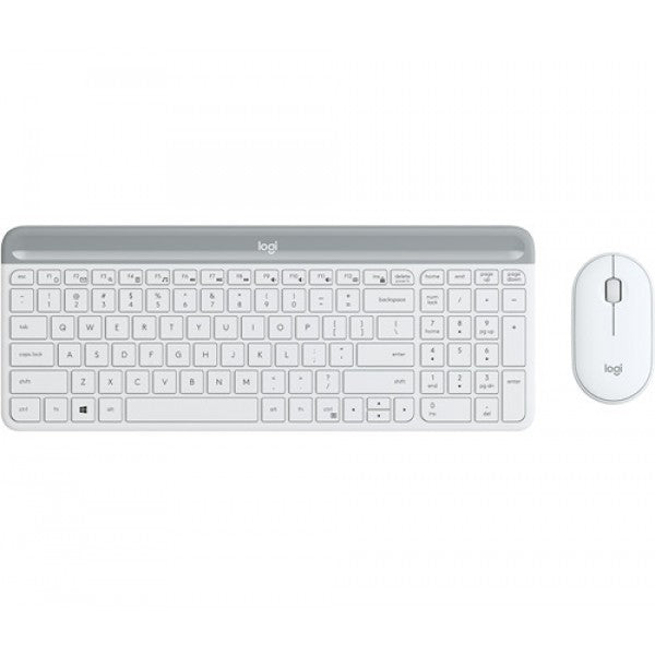 Logitech MK470 Slim Wireless Keyboard Mouse Combo Nano Receiver 1 Yr Warranty -White  (replacement MK540 and MK545)