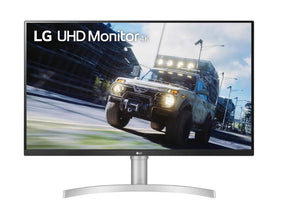 LG 32' 4K UHD HDR Monitor with FreeSync VA & HDR 10 VESA 100x100 HDMIx2, DisplayPort, Speakers, Tilt, Height Adjust