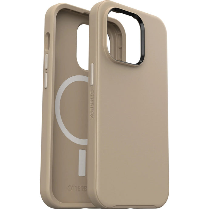 OtterBox Symmetry+ MagSafe Apple iPhone 14 Pro Case Don't Even Chai (Brown) - (77-90749), Antimicrobial, DROP+ 3X Military Standard, Raised Edges