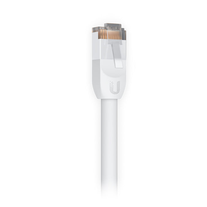 Ubiquiti UniFi Patch Cable Outdoor 2M White, Single Unit, All-weather, RJ45 Ethernet Cable, Category 5e