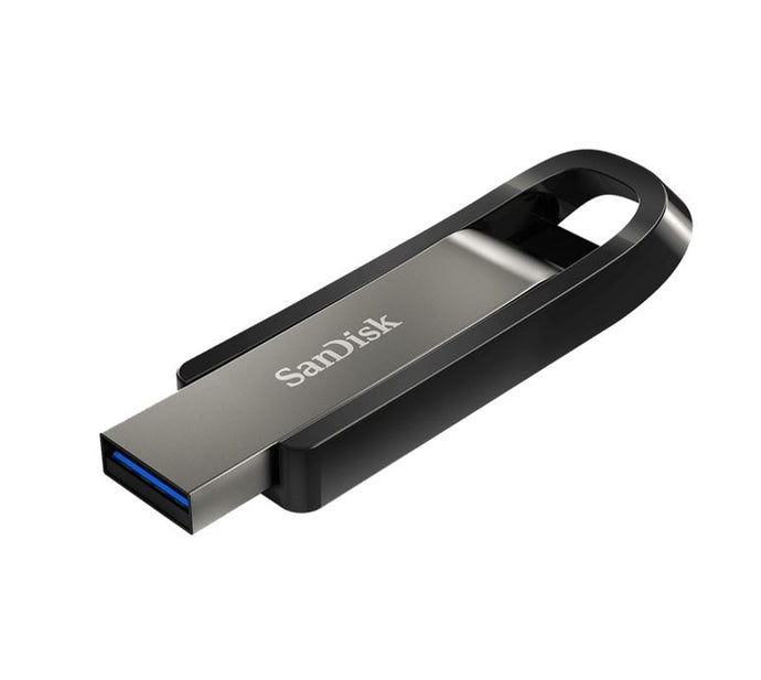 SanDisk 256GB Extreme GO USB3.2 Metal  Flash Drive USB-A 400MB/s SecureAccess™ encryption software2 Lifetime Lifetime Warranty Black